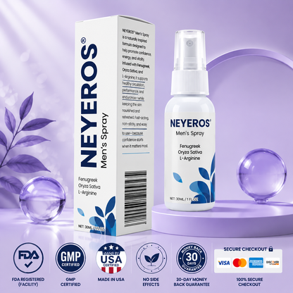 🔥LAST DAY 49% OFF- NEYEROS® Men's Performance Spray | Fast-Absorbing Formula for Firmer, Longer-Lasting Confidence in Minutes