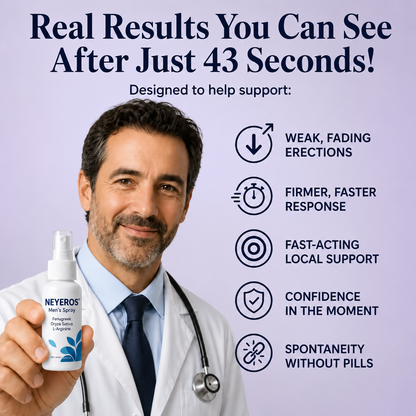 🔥LAST DAY 49% OFF- NEYEROS® Men's Performance Spray | Fast-Absorbing Formula for Firmer, Longer-Lasting Confidence in Minutes