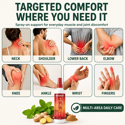 🩹 NEYEROS® | Advanced Rapid Relief Spray for Muscle & Joint Comfort – Targeted Spray Technology with Botanical Formula for Everyday Mobility Support