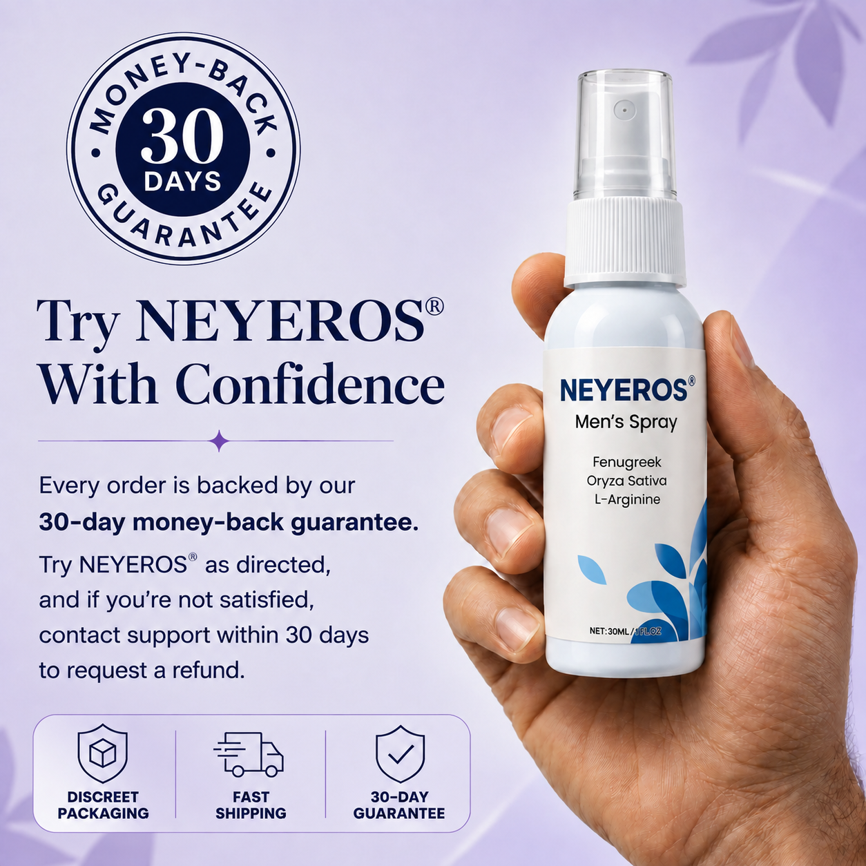 🔥LAST DAY 49% OFF- NEYEROS® Men's Performance Spray | Fast-Absorbing Formula for Firmer, Longer-Lasting Confidence in Minutes