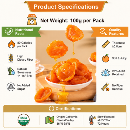 🍑 Golden Seedless Apricots - 🌿 Enjoy natural sweetness while supporting a balanced, healthier lifestyle.