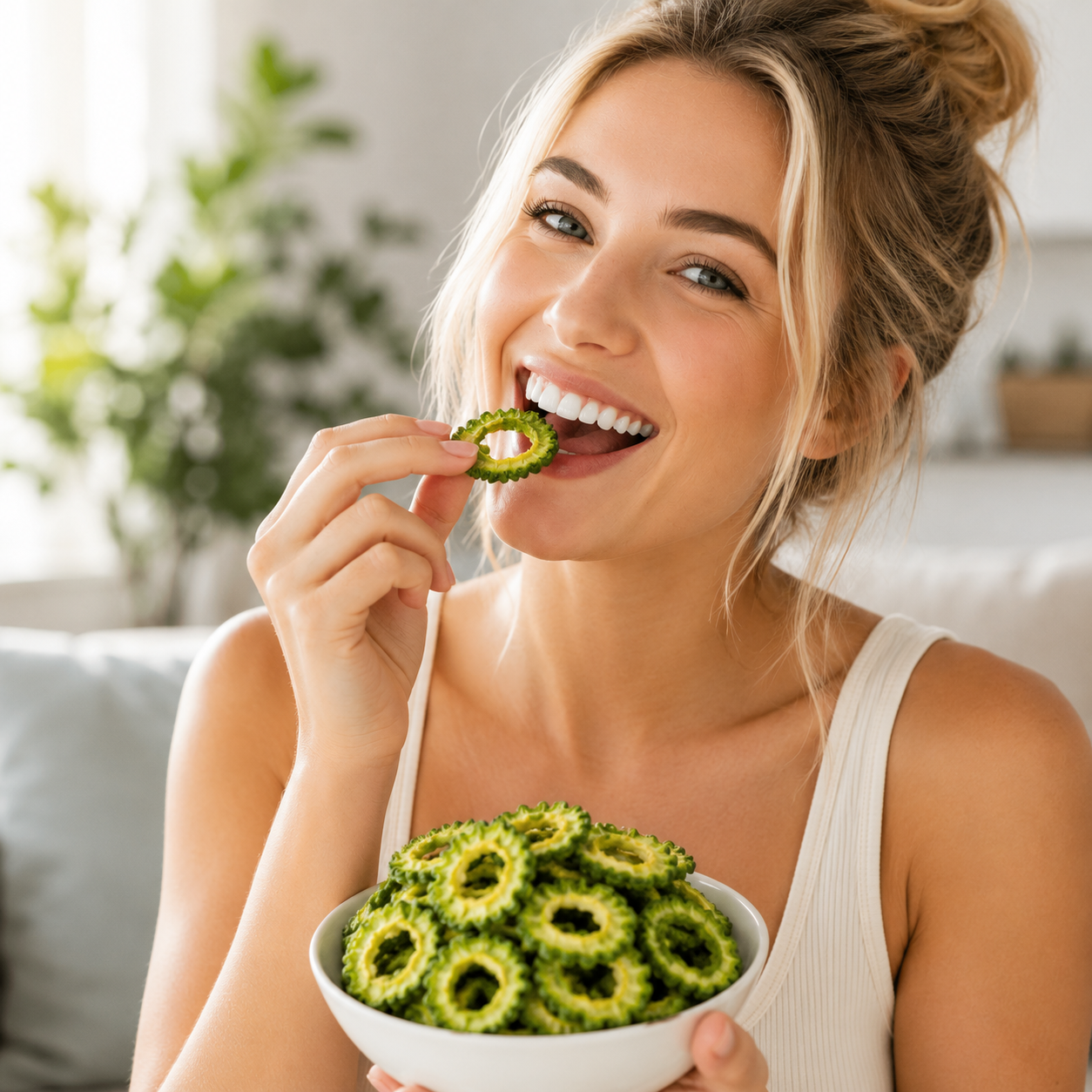 Premium Bitter Melon Chips  A Naturally Crispy Snack for Smarter Everyday Choices
