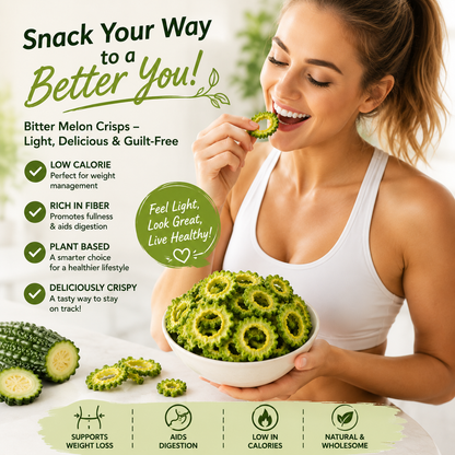 Premium Bitter Melon Chips  A Naturally Crispy Snack for Smarter Everyday Choices