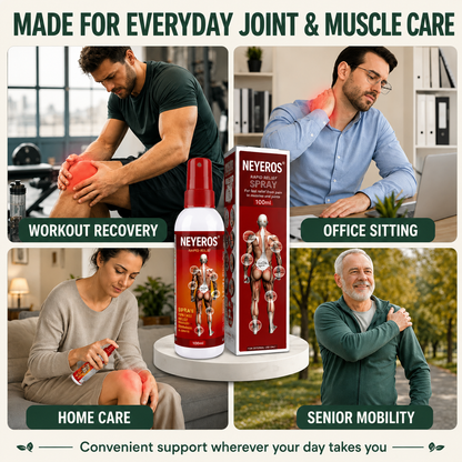 🩹 NEYEROS® | Advanced Rapid Relief Spray for Muscle & Joint Comfort – Targeted Spray Technology with Botanical Formula for Everyday Mobility Support