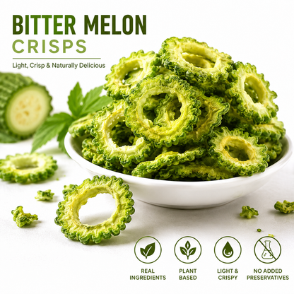Premium Bitter Melon Chips  A Naturally Crispy Snack for Smarter Everyday Choices