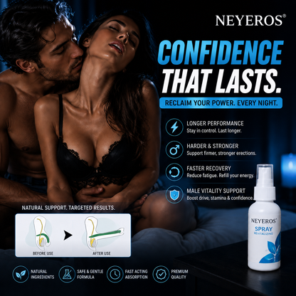 NEYEROS® Performance Spray | Powerful Support for Stronger Erections & Longer Stamina