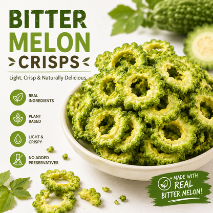 Premium Bitter Melon Chips  A Naturally Crispy Snack for Smarter Everyday Choices